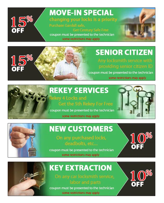 Lock Safe Services Lawrence Township, NJ 609-285-3947 - coupon23-set-five